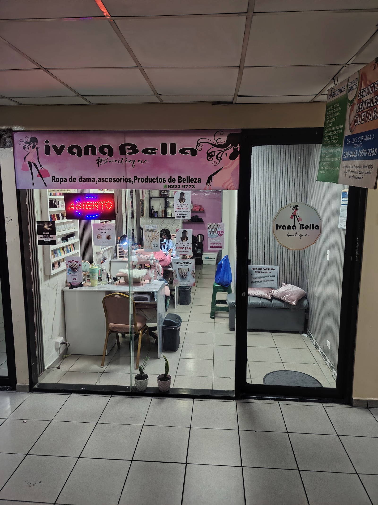 Woman beauty salon