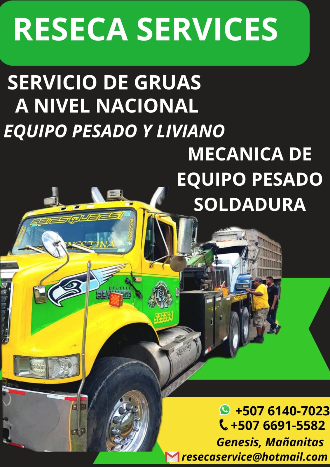 Reseca Services Taller de Equipo Pesado y Grúas