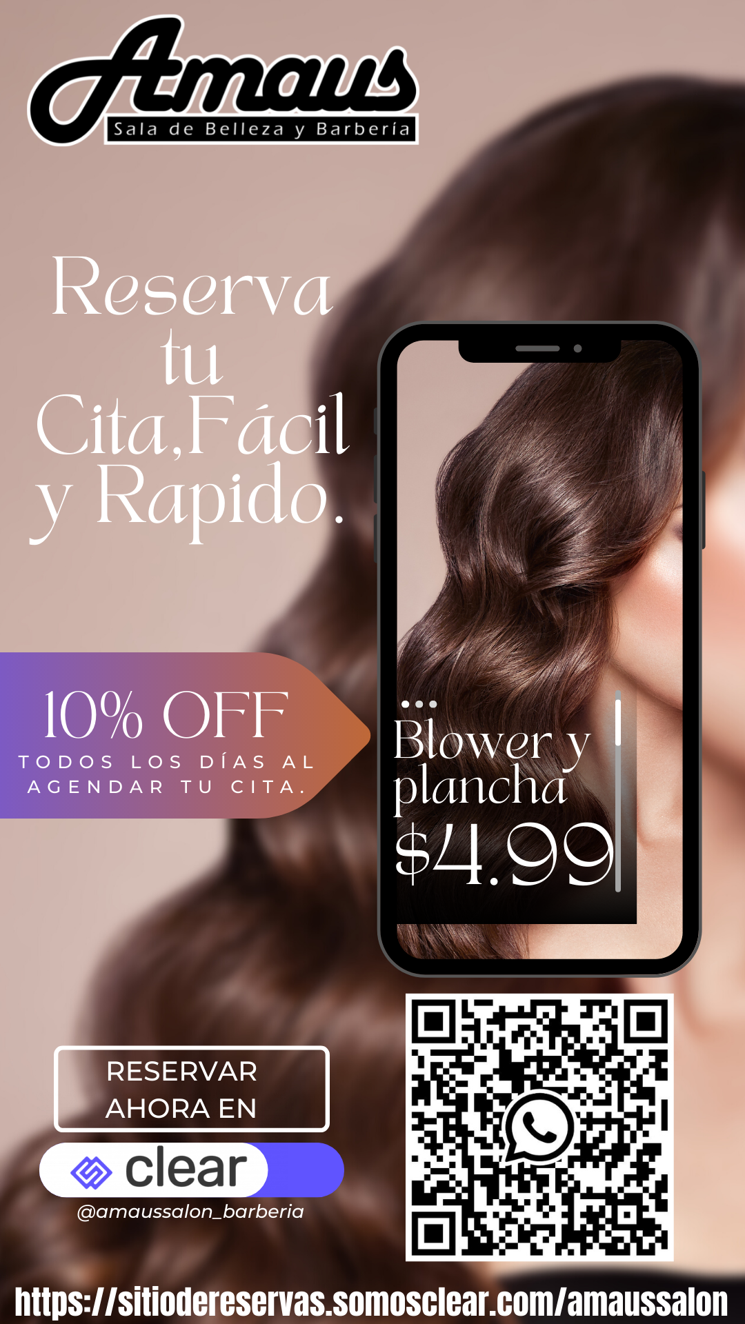 Amaus Salon y Barberia.